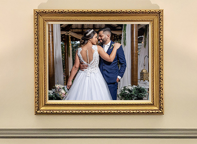 Wedding photo enlargement